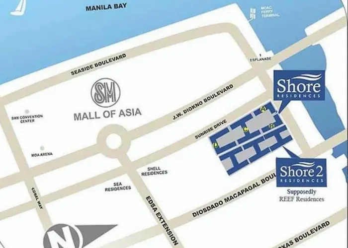 Apartahotel Shore Residences Walking Distance To Mall Of And Near Airport *